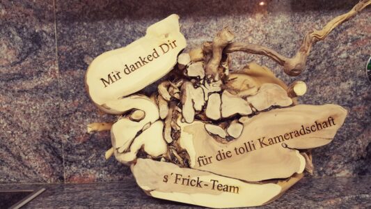 Abschiedsgeschenk für eine ehemalige Mitarbeiterin